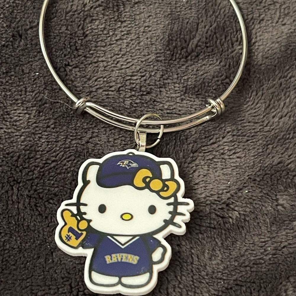 Hello Kitty Ravens Charm Bracelet